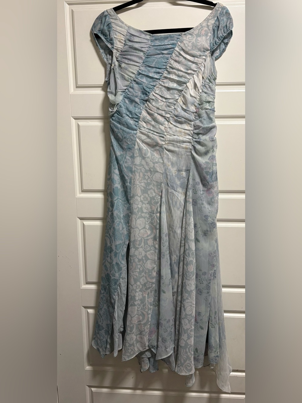 Free People Heart to Heart Midi Dress in the "Ocean Combo" color-way Size 6